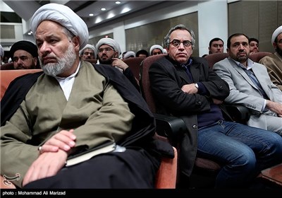 محمد حسین لطیفی کارگردان در گردهمایی روحانیون رسانه ملی
