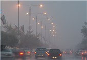 مه آلودگی و لغزنده بودن برخی جاده‌های زنجان