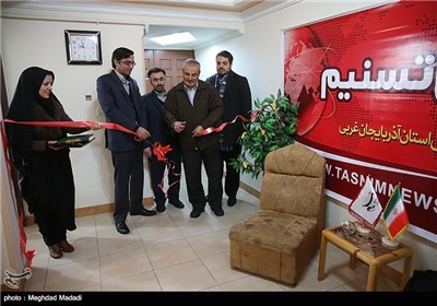 مراسم افتتاح دفتر نمایندگی خبرگزاری تسنیم در آذربایجان غربی