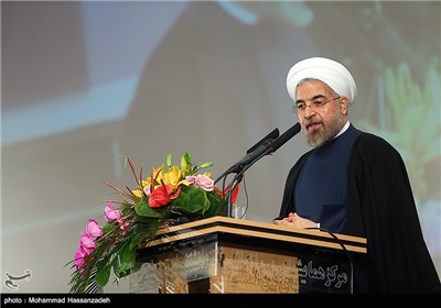 سخنرانی حجت الاسلام حسن روحانی رئیس جمهور در نوزدهمین جشنواره تحقیقاتی علوم پزشکی رازی