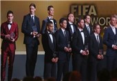 بازیکنان تیم منتخب فیفا در سال 2013 مشخص شدند