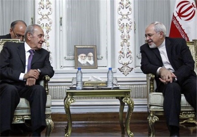 Iran’s Zarif Meets Lebanon’s Speaker Berri