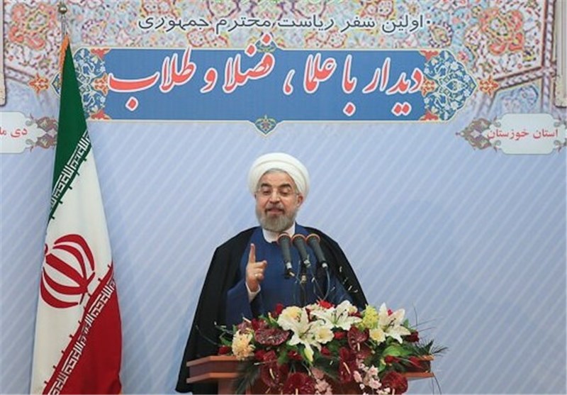 روحانی: ایران هرگز به دنبال سلاح هسته‌ای نیست/ از تحریم‌ها نمی‌ترسیم