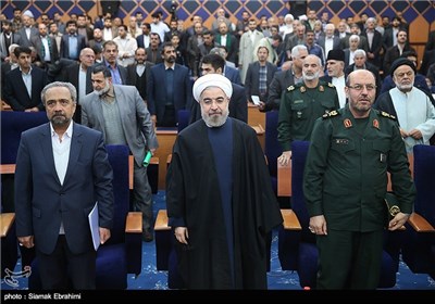 دیدار حجت الاسلام حسن روحانی رئیس جمهور با خانواده شهدا و ایثارگران