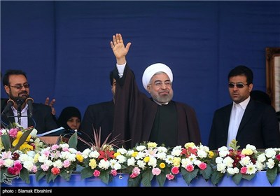 سخنرانی رئیس جمهور در جمع مردم خرمشهر