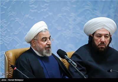 سخنرانی حجت الاسلام حسن روحانی رئیس جمهور در مراسم افتتاحیه بیست و هفتمین کنفرانس بین المللی وحدت اسلامی