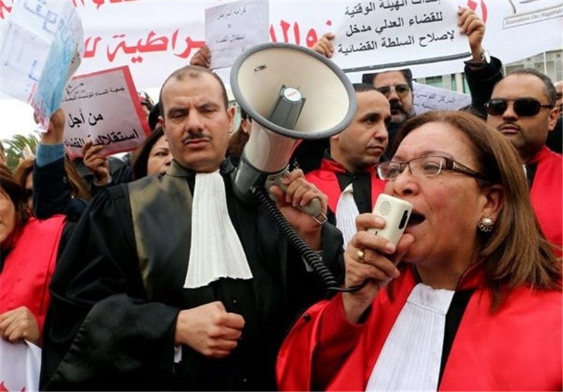 قضات تونس به اعتصاب خود پایان دادند