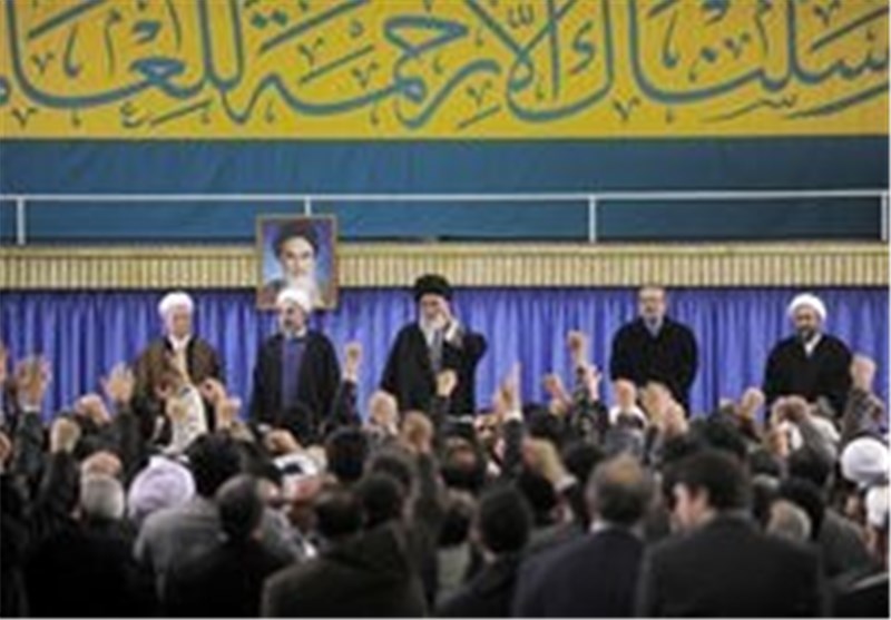 الامام الخامنئی یستقبل ضیوف مؤتمر الوحدة الاسلامیة