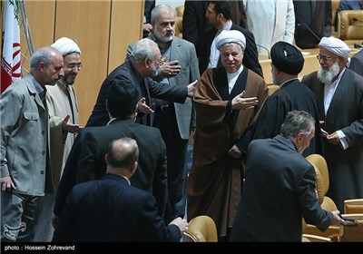 آیت الله هاشمی رفسنجانی رئیس مجمع تشخیص مصلحت در مراسم اختتامیه بیست و هفتمین کنفرانس وحدت اسلامی