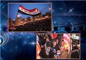 انقلابیون مصری بازهم پرچم آمریکا را به آتش کشیدند