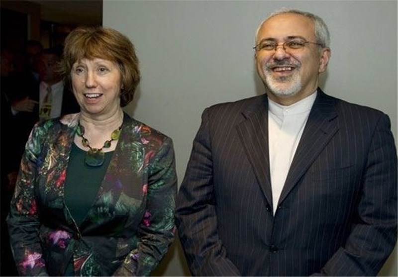 شام کاری ظریف و اشتون و گفتگو درباره مذاکرات هسته‌ای تهران