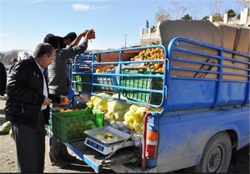 وانت‌‌های میوه‌فروش در معابر سمنان تبدیل به فروشگاه‌های زنجیره‌ای شده‌اند