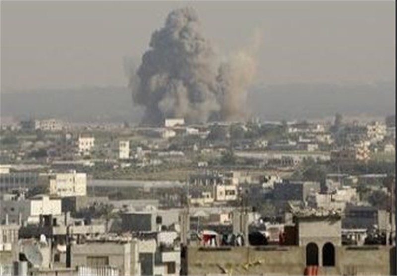 بمباران جنوب رفح توسط جنگنده‌های رژیم صهیونیستی