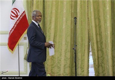 Former UN Chief Annan Holds News Conference at Iran’s Foreign Ministry
