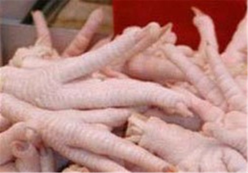 ارز آوری یک میلیون دلاری صادرات پای مرغ در گیلان