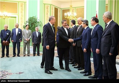 Turkish PM, Iranian First VP Meet in Tehran