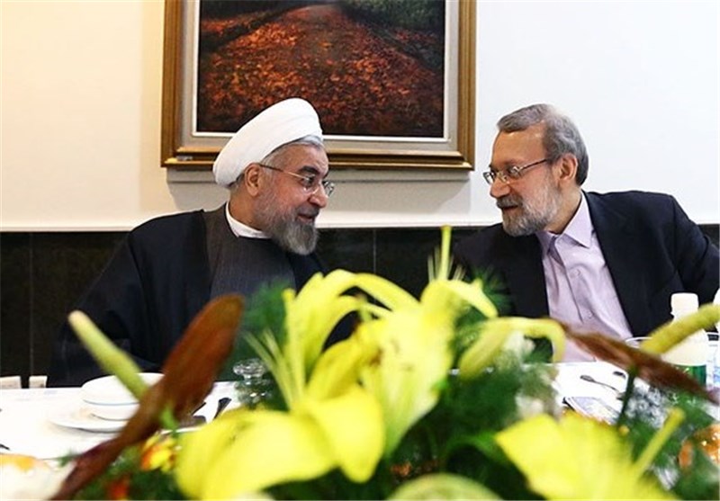 تقدیر روحانی از علی لاریجانی در همراهی‌ها با دولت