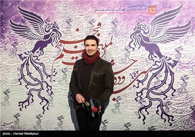 محمدرضا فروتن در مراسم افتتاحیه سی و دومین جشنواره بین المللی فیلم فجر