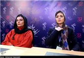 ترانه علیدوستی بازیگر و هنگامه قاضیانی بازیگر در نشست خبری فیلم سینمایی زندگی مشترک آقای محمودی و بانو