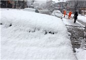 بارش 70 سانتی‌متری برف در ارتفاعات نطنز