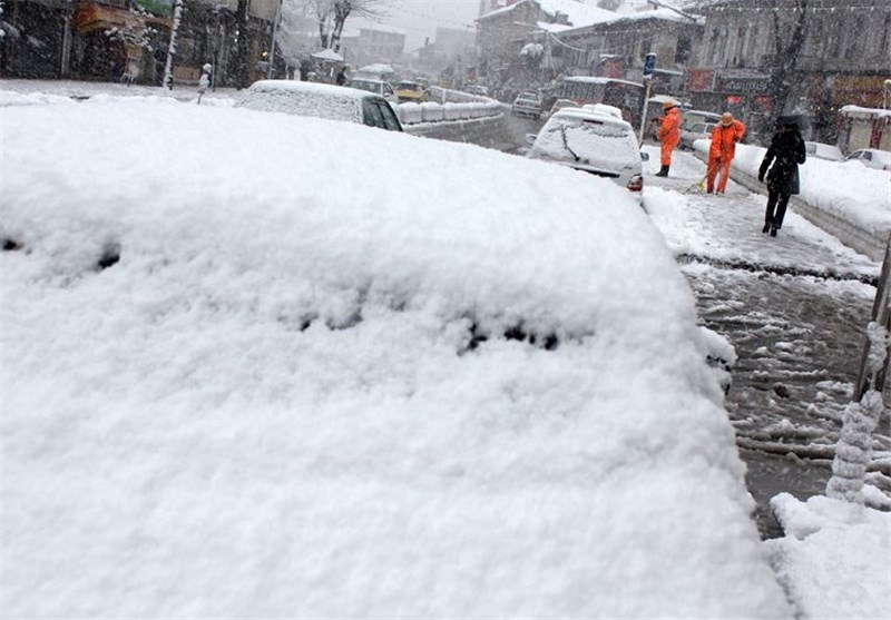 بارش 70 سانتی‌متری برف در ارتفاعات نطنز