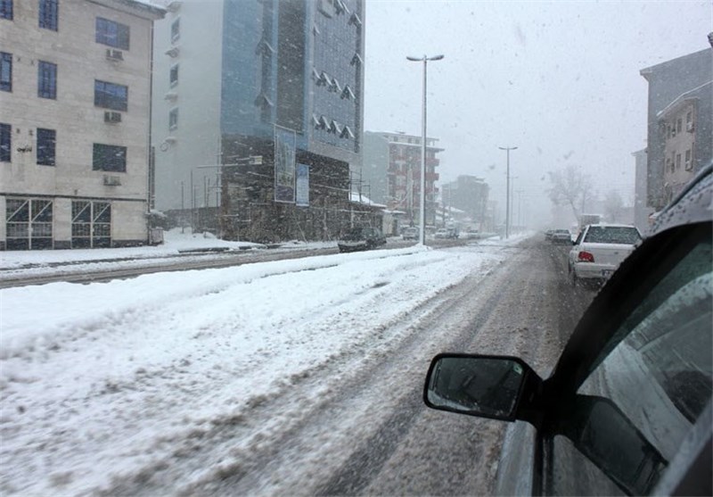 تدام بارش برف در سراسر استان کرمانشاه