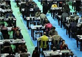 رقابت حساس استادان بزرگ شطرنج ایران و فرانسه در رشت
