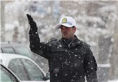 حضور فعال 500 تیم پلیس گیلان در بحران برف