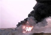 انفجار خط لوله نفت در شمال تکریت در استان صلاح الدین عراق