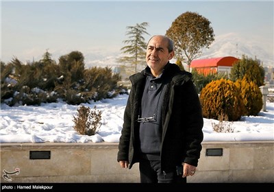 کمال تبریزی کارگردان سینما در حاشیه جشنواره فیلم فجر-برج میلاد