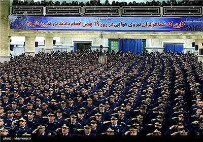 IRIAF Commanders, Personnel Meet Supreme Leader