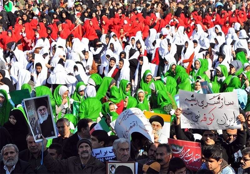 گزارش تصویری راهپیمایی 22 بهمن در کرمانشاه