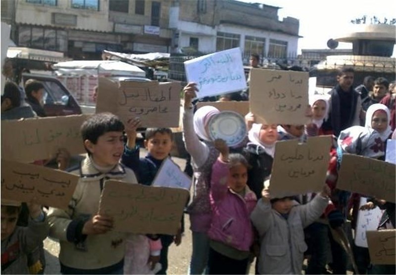 کمک‌های انسانی به شهرهای شیعه‌نشین حلب نرسید