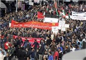 تظاهرات در اردن در اعتراض به طرح وزیر خارجه آمریکا برای مذاکرات سازش