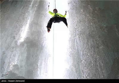 Ice-Climbing near Iranian Capital City