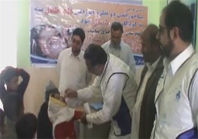 طرح واکسیناسیون فلج اطفال در کنارک اجرا می‌شود