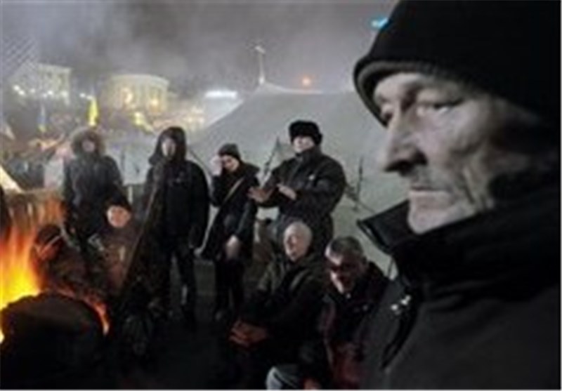 جنود صهاینة یحرکون التمرد ویشارکون فی تظاهرات أوکرانیا