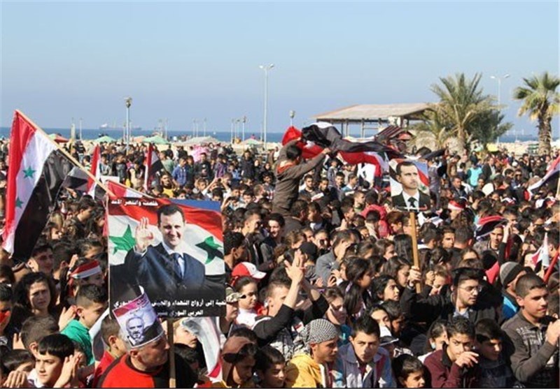 حمایت مردم سوریه از عملیات ارتش علیه تروریسم ادامه دارد