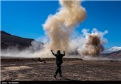 Basij Forces Hold Drills in Central Iran