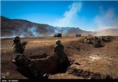 Basij Forces Hold Drills in Central Iran
