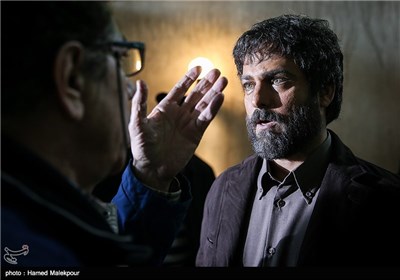 حسین یاری بازیگر نقش الله‌مدد شاهسون در پشت صحنه فیلم سینمایی مزار شریف