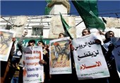 تظاهرات مردم غزه در همبستگی با مسلمانان آفریقای مرکزی