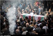 تشییع پیکرهای پاک دو شهید گمنام در قزوین
