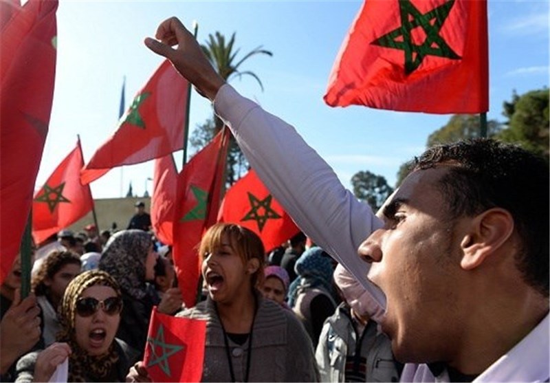 تظاهرات هزاران مراکشی برای همبستگی با مردم غزه