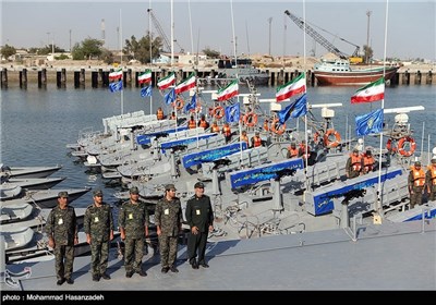 بازدید حسن روحانی از مرکز فرماندهی منطقه یکم نیروی دریایی سپاه پاسداران