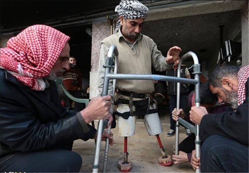 ساخت دست‌وپای مصنوعی برای معلولان جنگ سوریه + تصاویر