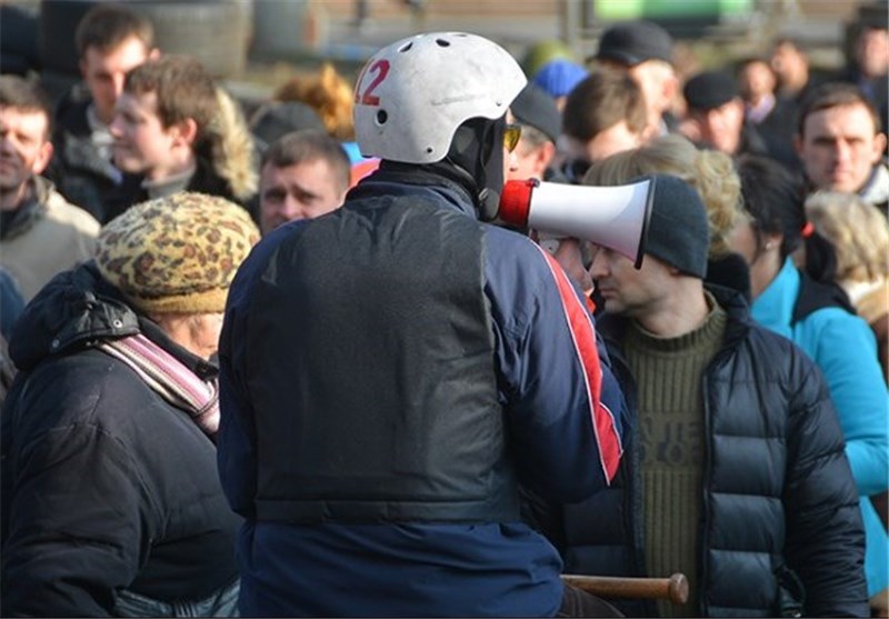 راهپیمایی در مسکو در حمایت از شهروندان روس اوکراین