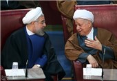 روحانی و هاشمی رفسنجانی در جبهه +عکس