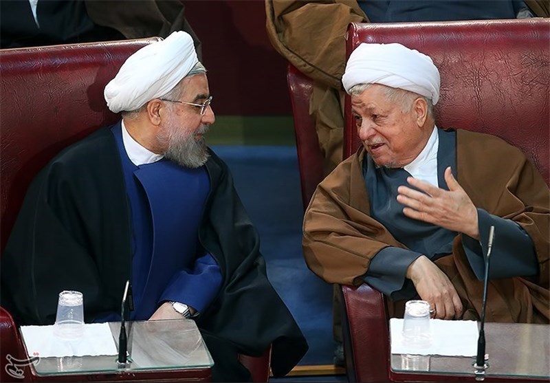 روحانی و هاشمی رفسنجانی در جبهه +عکس