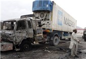انفجار بمب کنار جاده‌ای در مسیر کاروان نظامی ناتو در افغانستان
